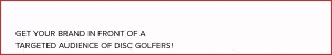 disc golf advertising banner