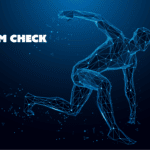Form Check illustration of athlete - stock photo