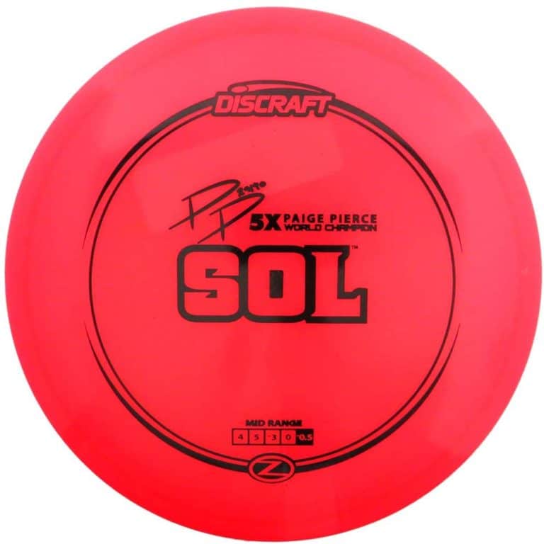 Discraft Sol MidRange Driver Flight Numbers & Info