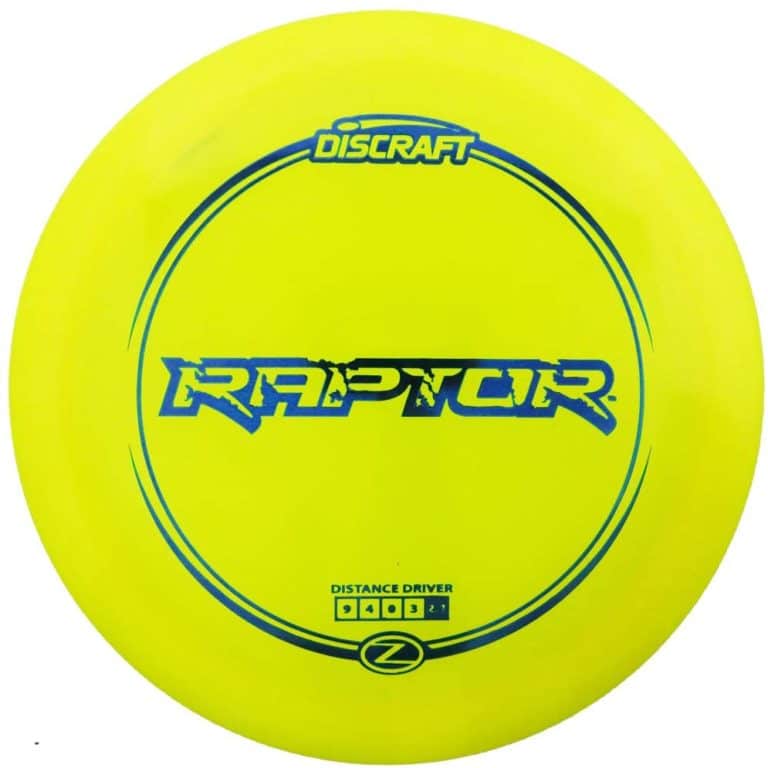 Discraft Raptor Fairway Driver Flight Numbers & Info