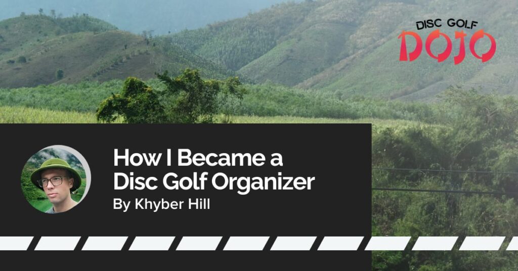 How-I-became-a-disc-golf-organizer banner
