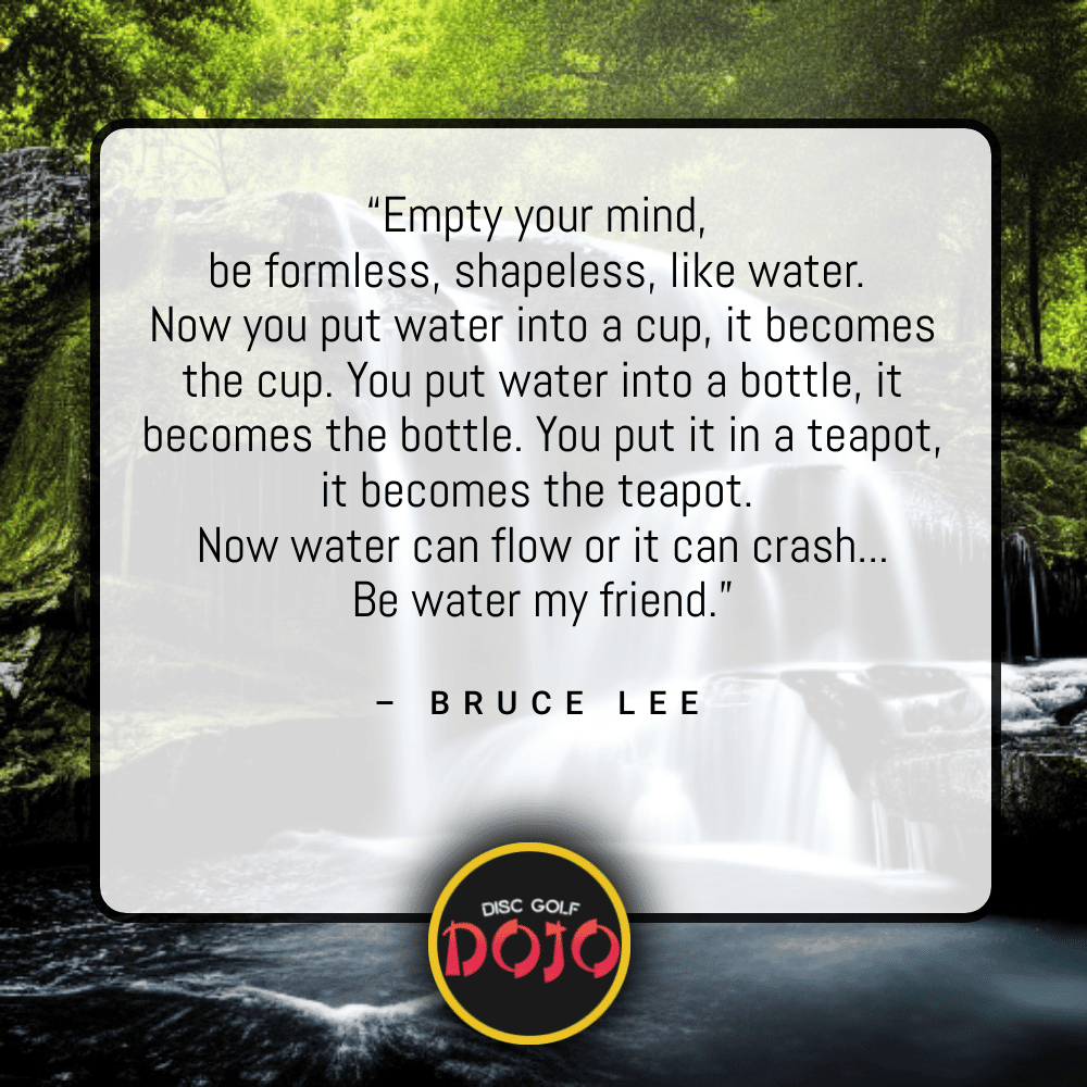 Bruce lee quote on water