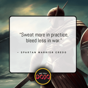 Spartan warrior credo