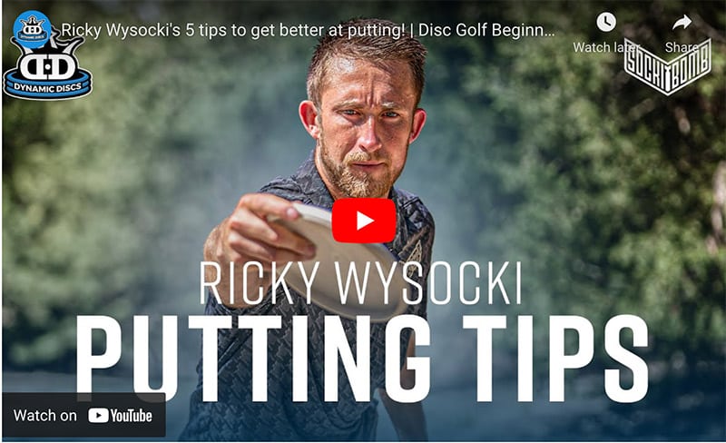 ricky wysocki putting tips youtube banner screenshot