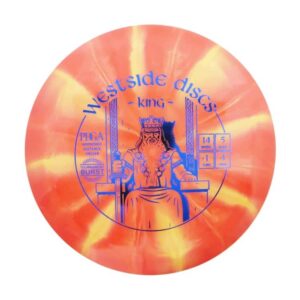 Westside Discs King orange swirl