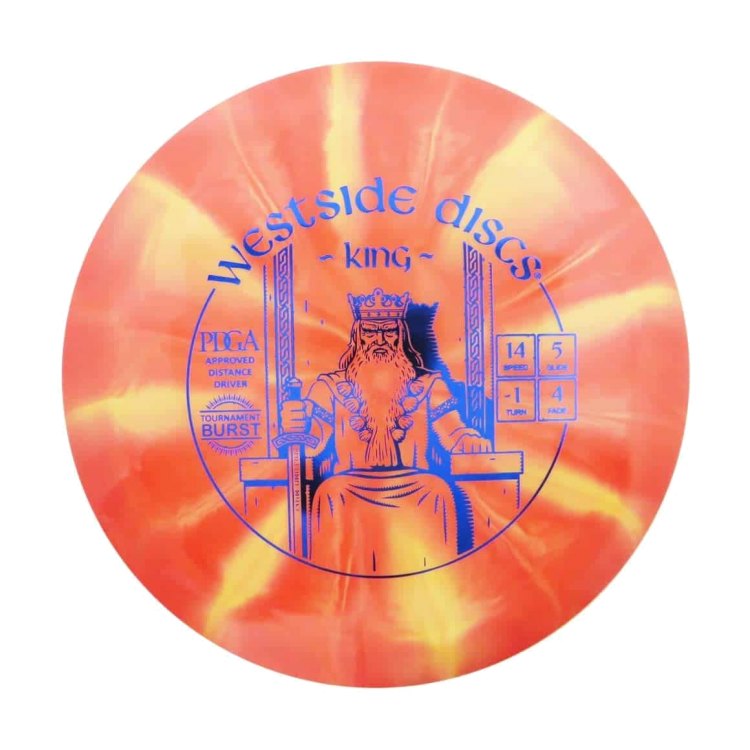 Westside Discs King orange swirl