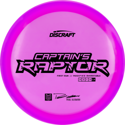 Captain's Raptor disc